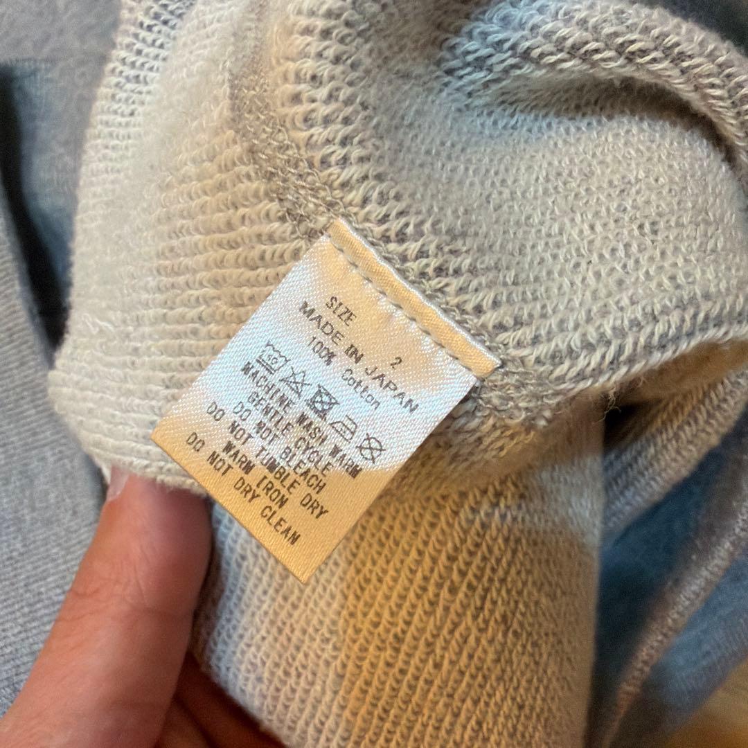 MARKAWARE オーガニックコットンスウェット　グレー　2021AW