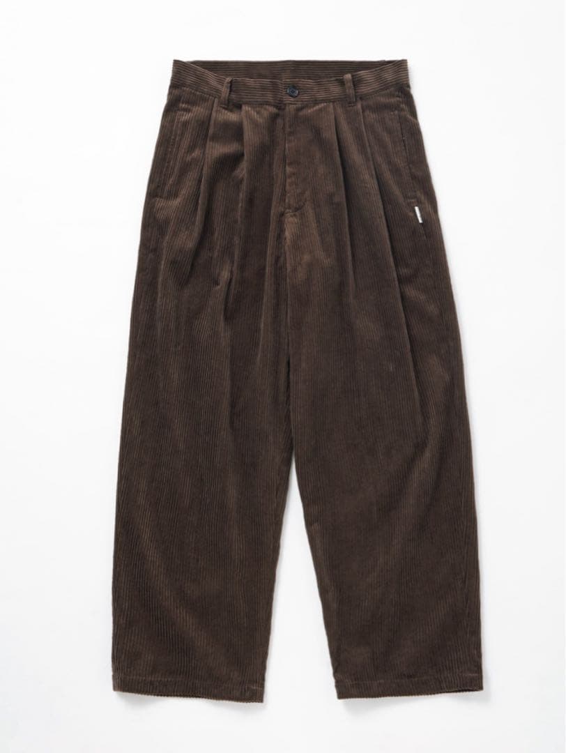 パンツ TTTMSW 25AWCorduroy 2 tuck pants