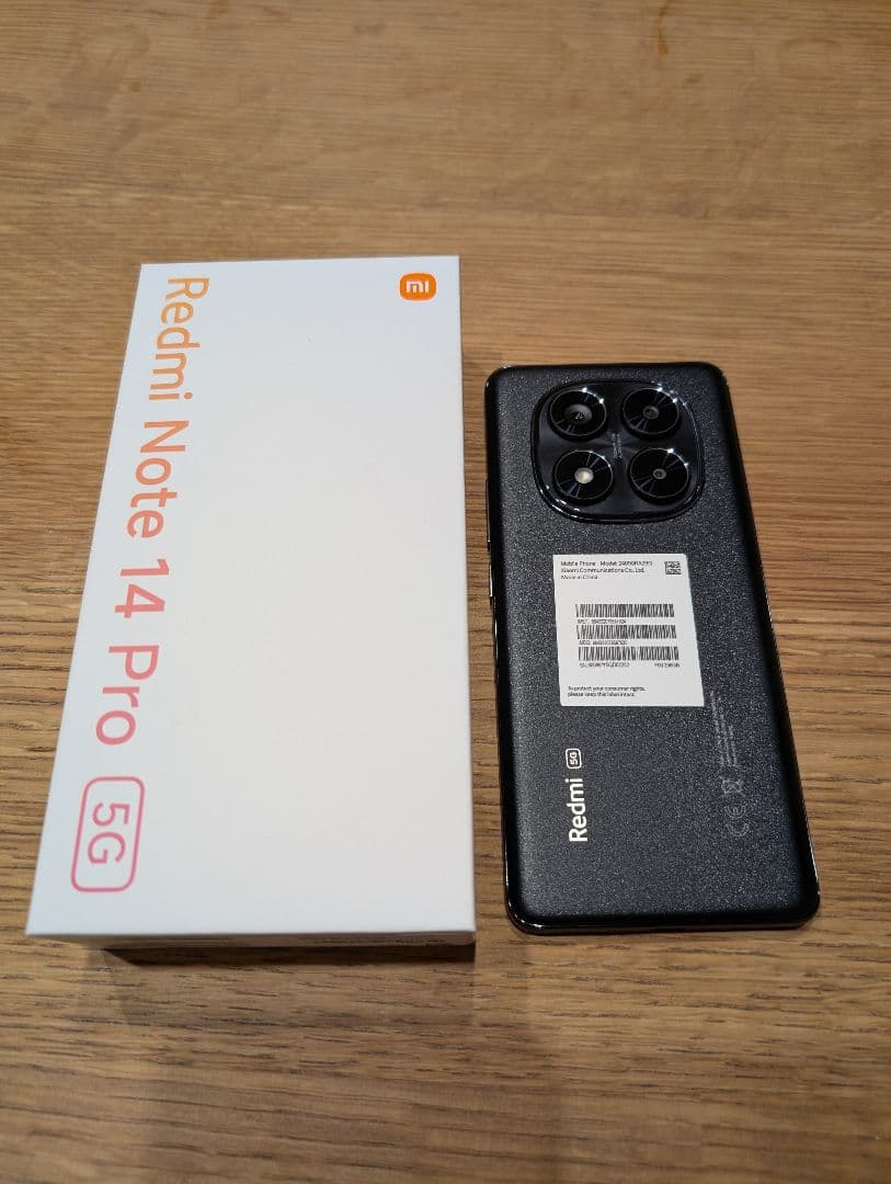 美品　Redmi Note 14 Pro 5G 256GB　ブラック