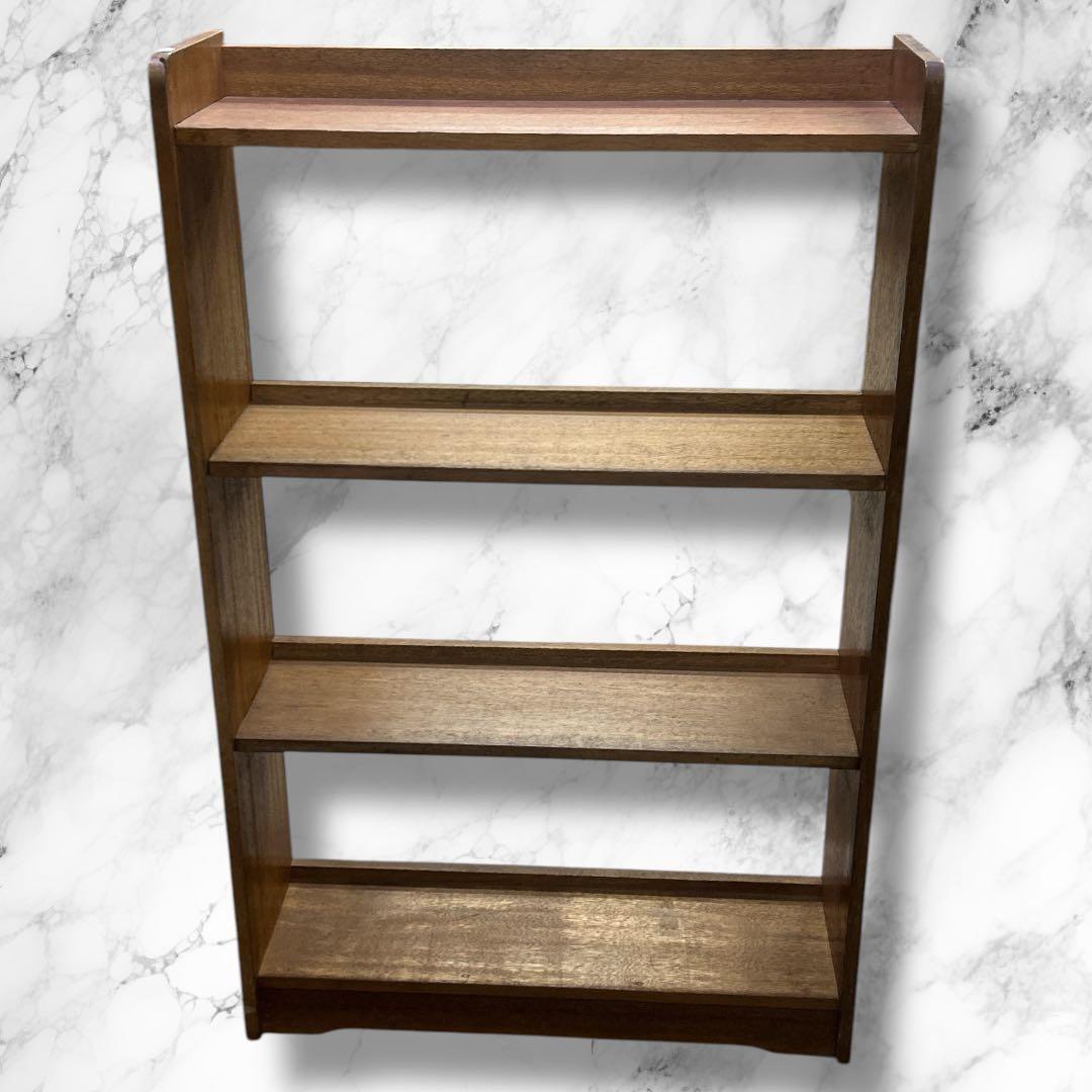 木製 無垢 ヴィンテージ 本棚 家具 リペア済み 天然木