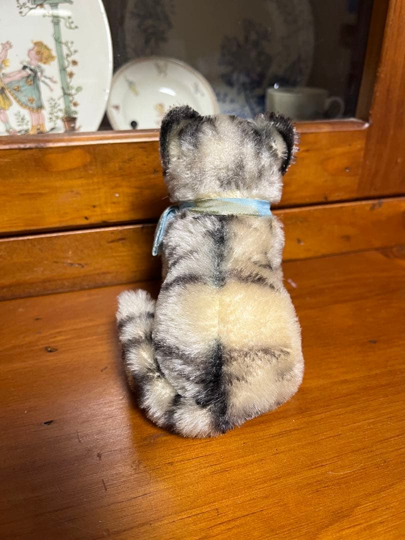 【2/11までの出品】ヴィンテージ シュタイフ　ネコ 猫