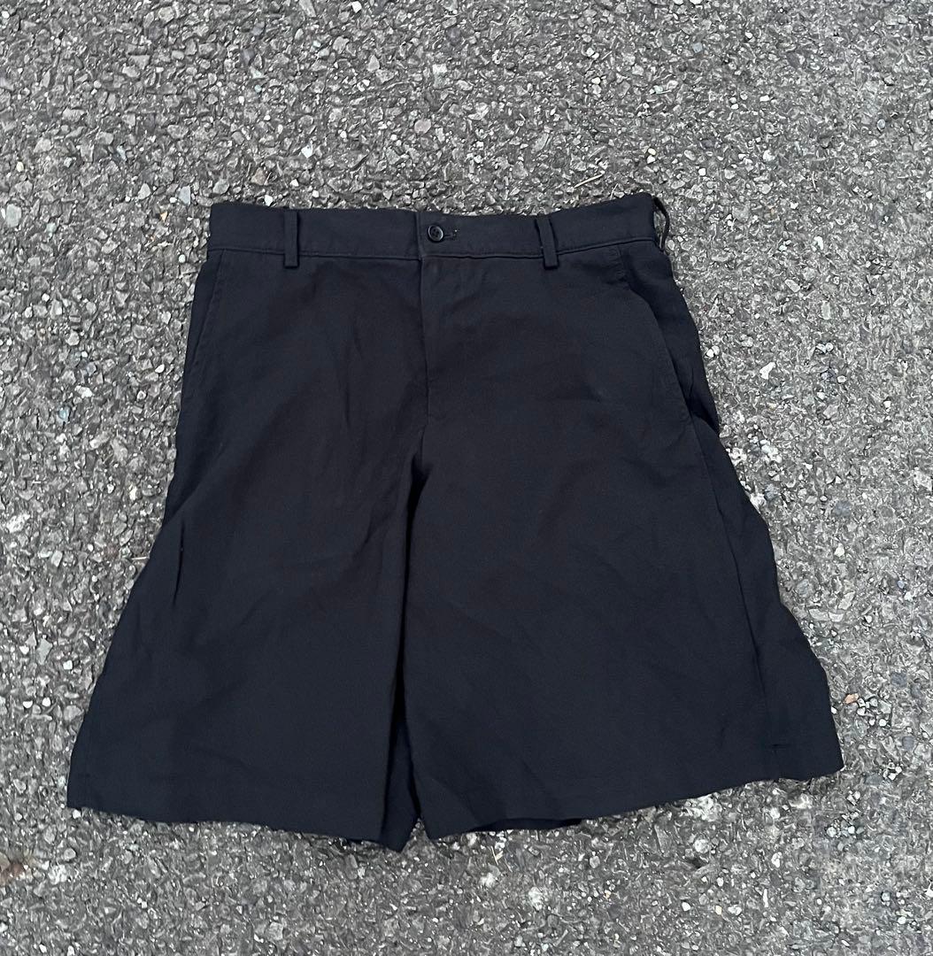BLACK COMME des GARÇONS ブラックショートパンツ S