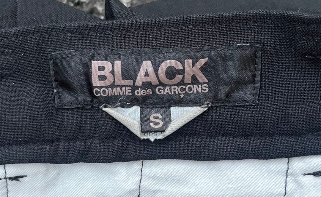 BLACK COMME des GARÇONS ブラックショートパンツ S