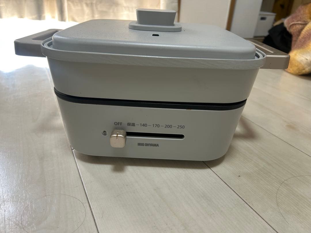 アイリスオーヤマ多機能ホットプレート （型番：IGU-P3-D）