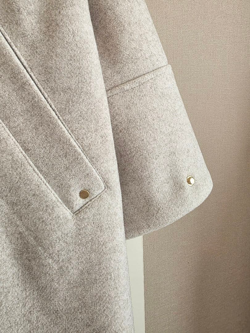 新品タグ付き ナチュラルクチュール☆〈osono〉２WAYノーカラーコート