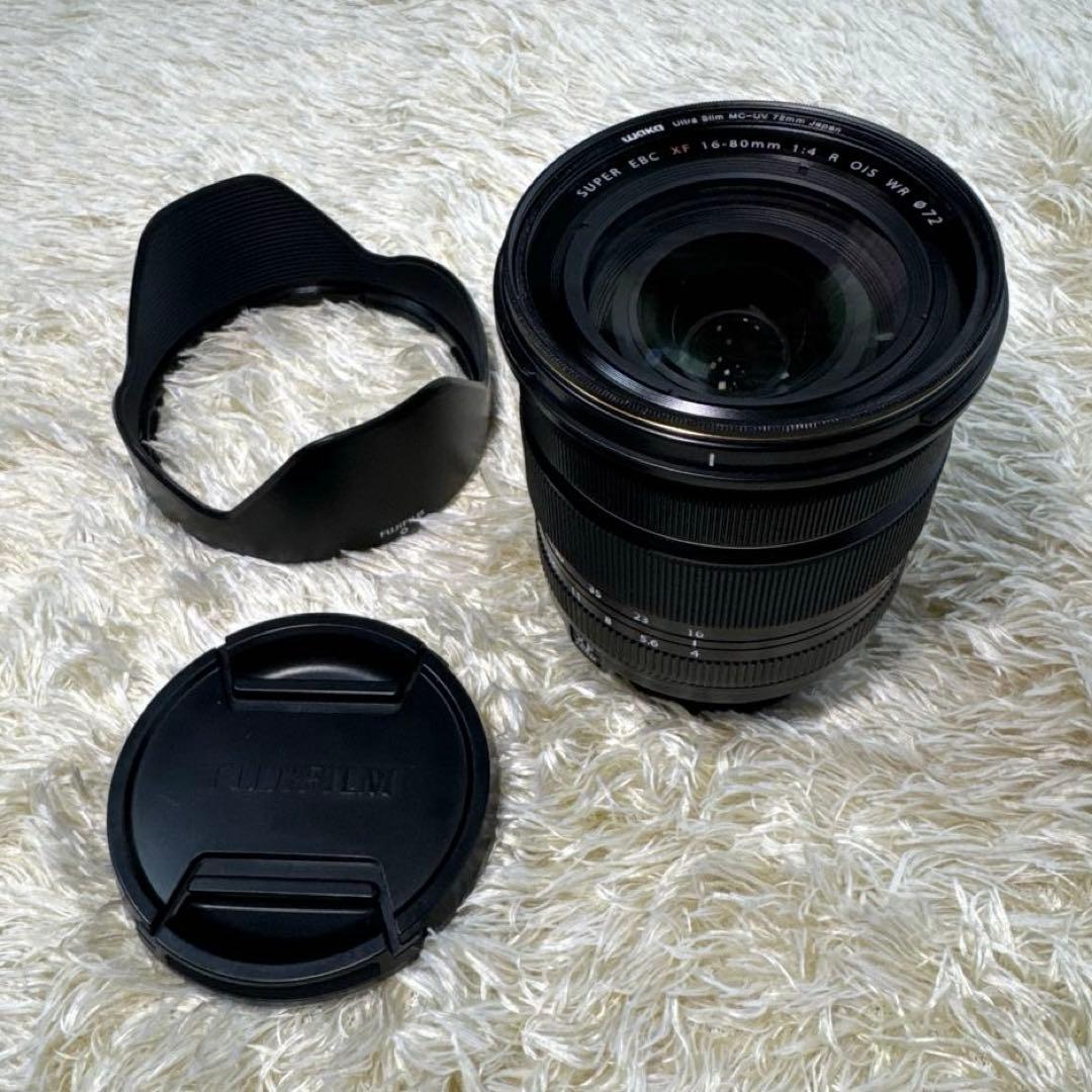 美品 FUJIFILM レンズ XF16-80mm F4 R OIS WR