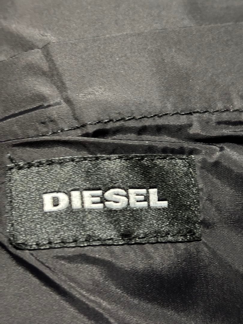 DIESEL ディーゼル　ノルディック柄　刺繍　ダウンベスト　美品