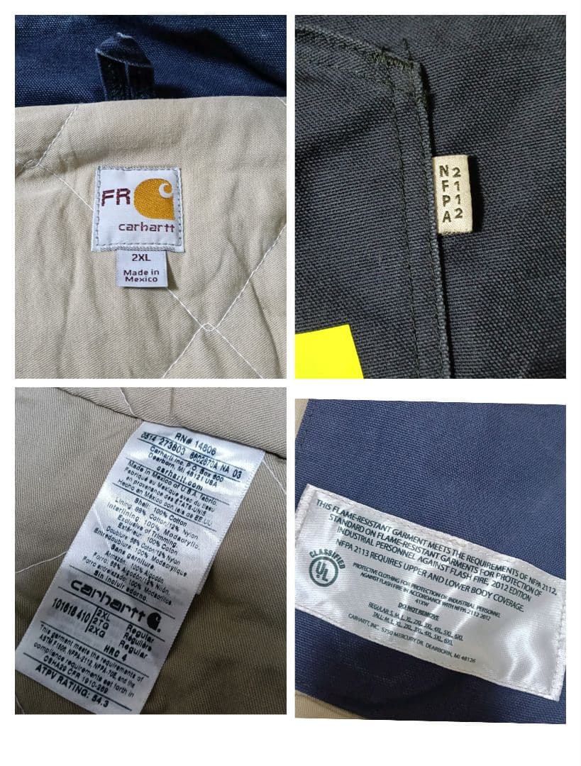 carhartt FR ダック ジャケット 5XL 6L ワークウェア B225
