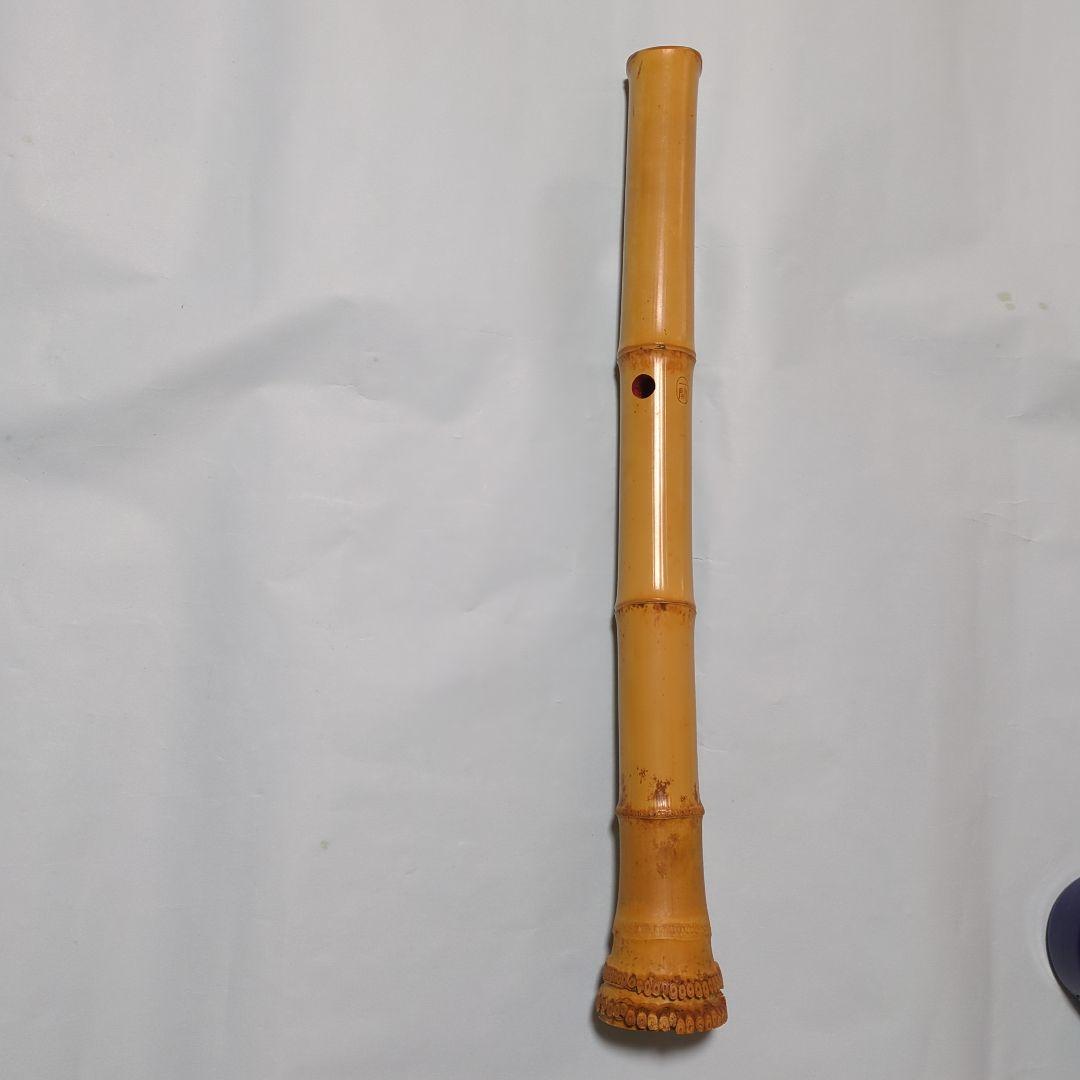 尺八 7孔 約43cm 1尺4寸相当 筒音 F（ツ） 1本物 希少 値下げ中