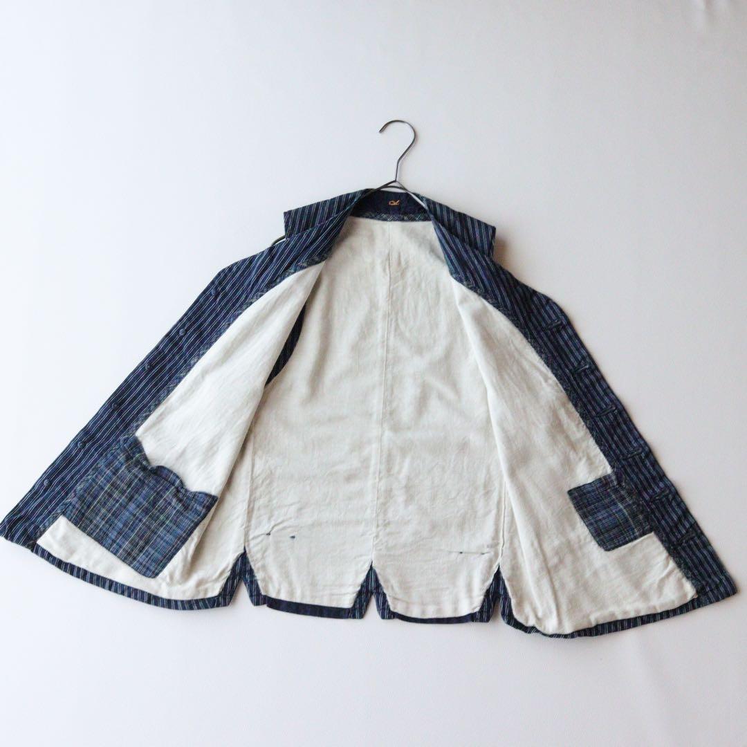 5354【希少　美品】45R ウォバッシュストライプベスト インディゴ　XL