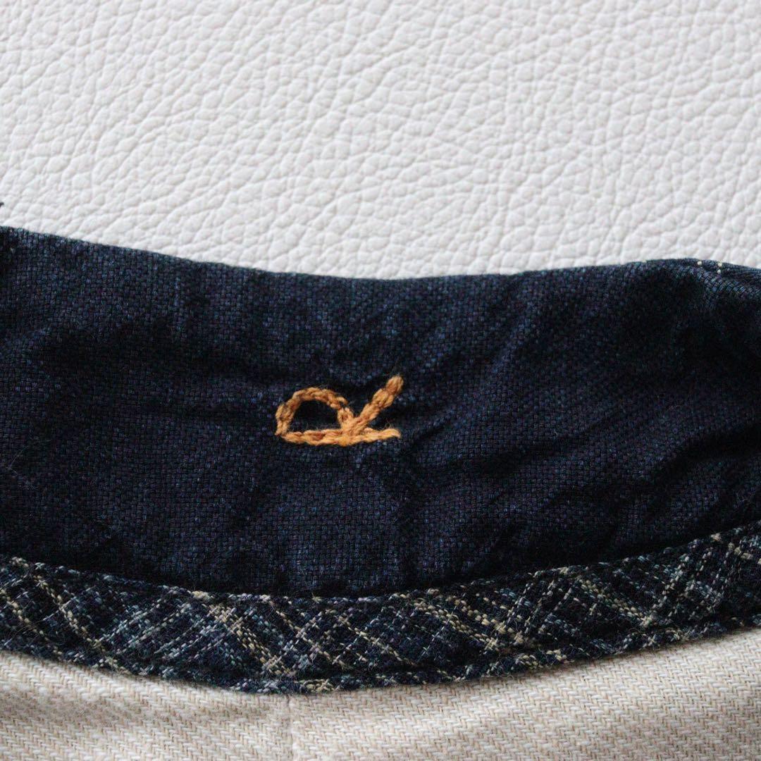 5354【希少　美品】45R ウォバッシュストライプベスト インディゴ　XL