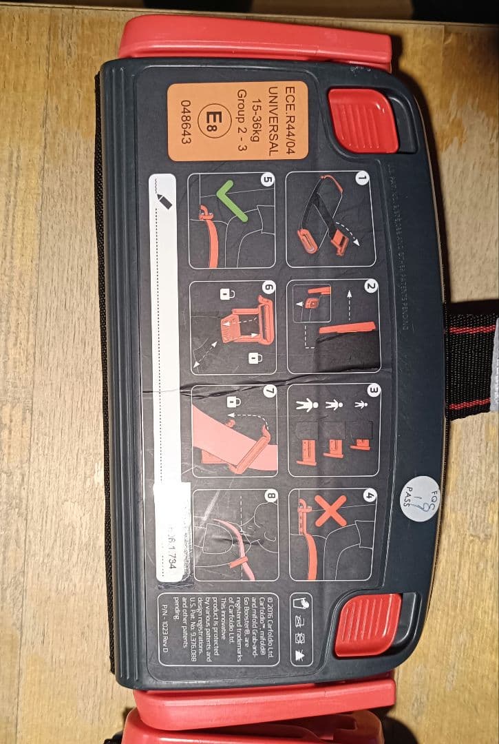 mifold 2-in-1 車用チャイルドシート 青 ピンク 2つセット