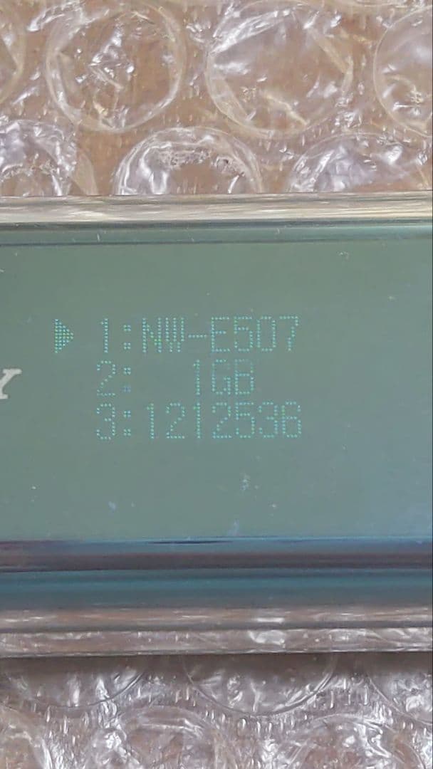 ソニーウォークマン NW−E507 管理ナンバー366