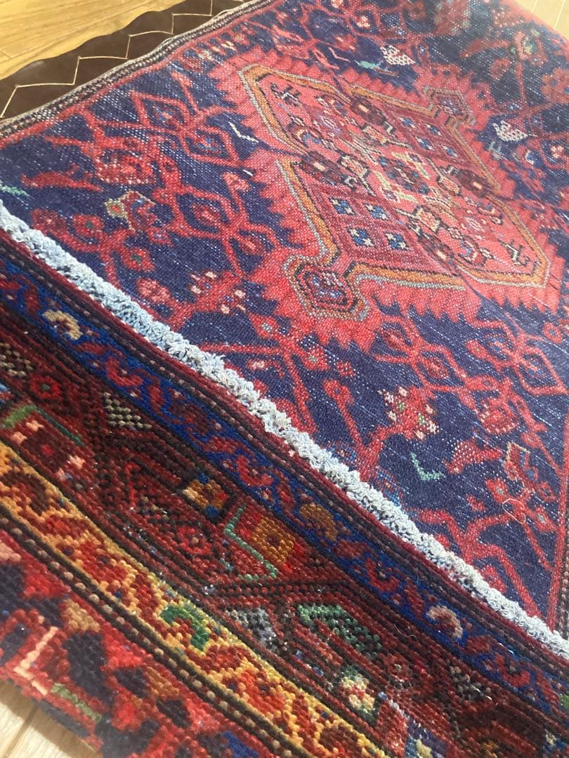 アンティークタブリーズオールドヴィンテージランナーラグ