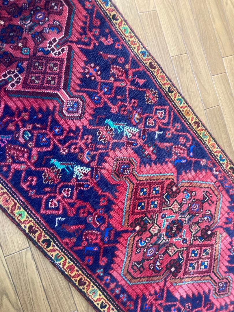 アンティークタブリーズオールドヴィンテージランナーラグ