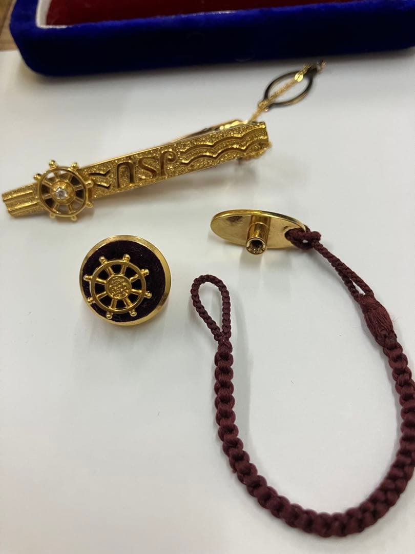 海員特別功労賞　タイピンセット