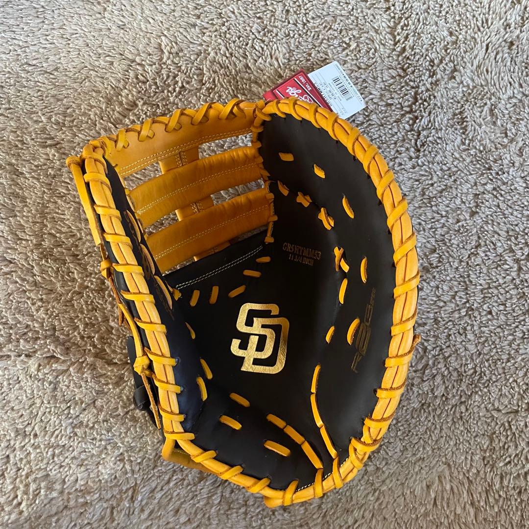 ローリングス　ファーストミット　右投げ用　新品未使用　ハイパーテック　パドレス