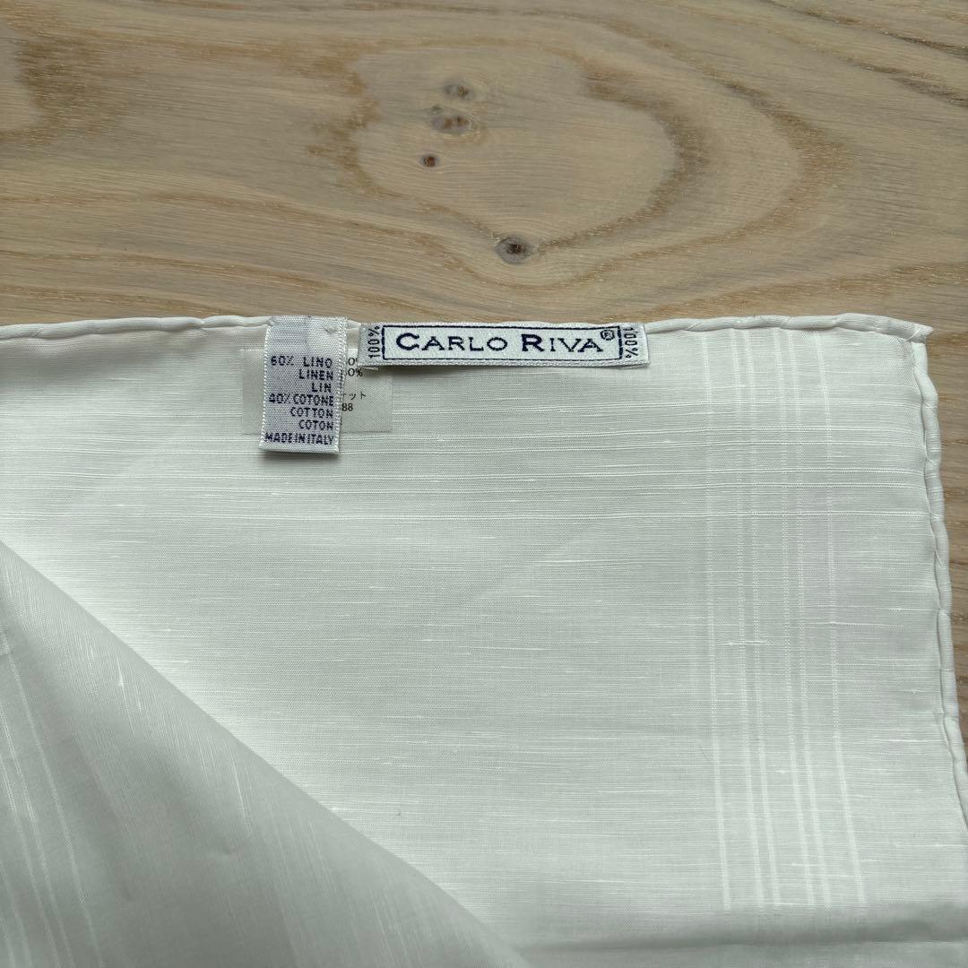 メンズ　エルメススカーフ　CARLO RIVA ハンカチ