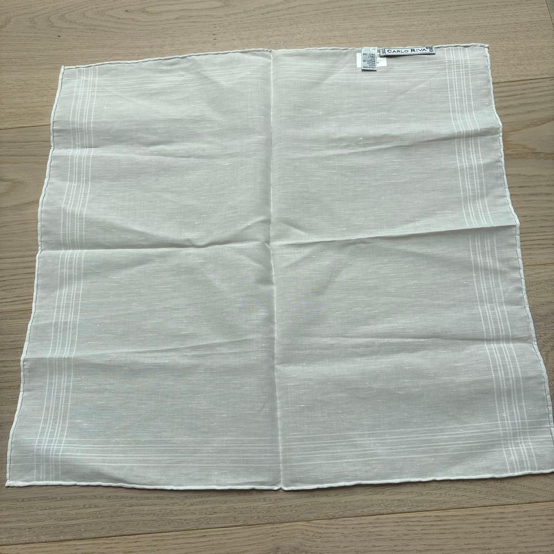 メンズ　エルメススカーフ　CARLO RIVA ハンカチ