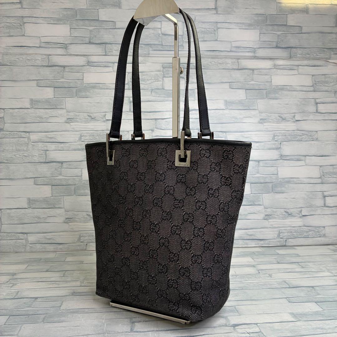 極美品　110 GUCCI グッチ　ハンドバッグ　GG柄　キャンバス　hr4