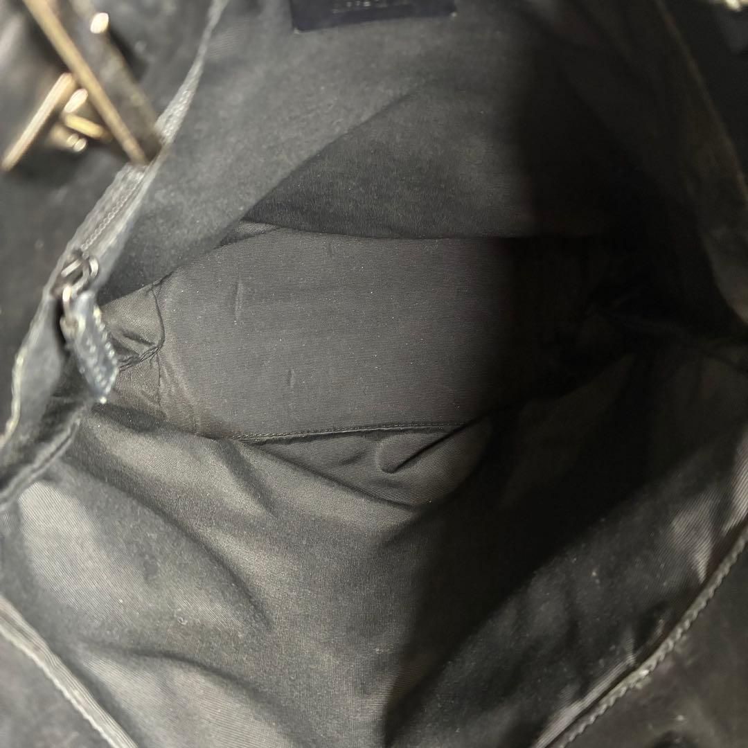 極美品　110 GUCCI グッチ　ハンドバッグ　GG柄　キャンバス　hr4