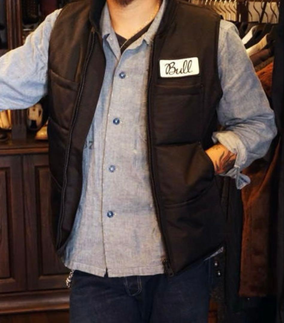BULL ORIGINAL ダブルジップ コーデュラ ベスト Lサイズ