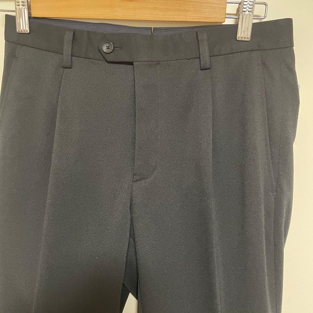 【完全新品未使用】スーツ パーソンズ 黒 YA4伸縮抜群ニット生地