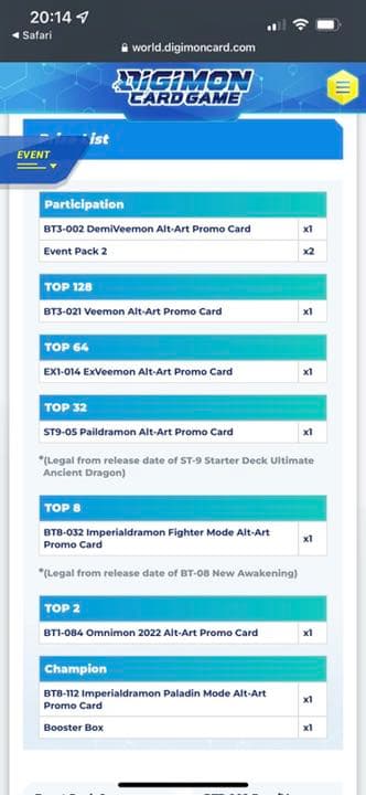 デジモンカード 英語 海外限定 アルティメットカップ ベスト64 エクスブイモン