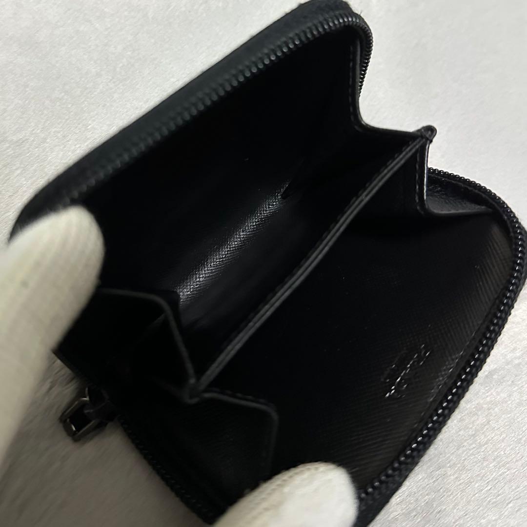 PRADA プラダ　ケース　ナイロン　三角ロゴ　ラウンドファスナー