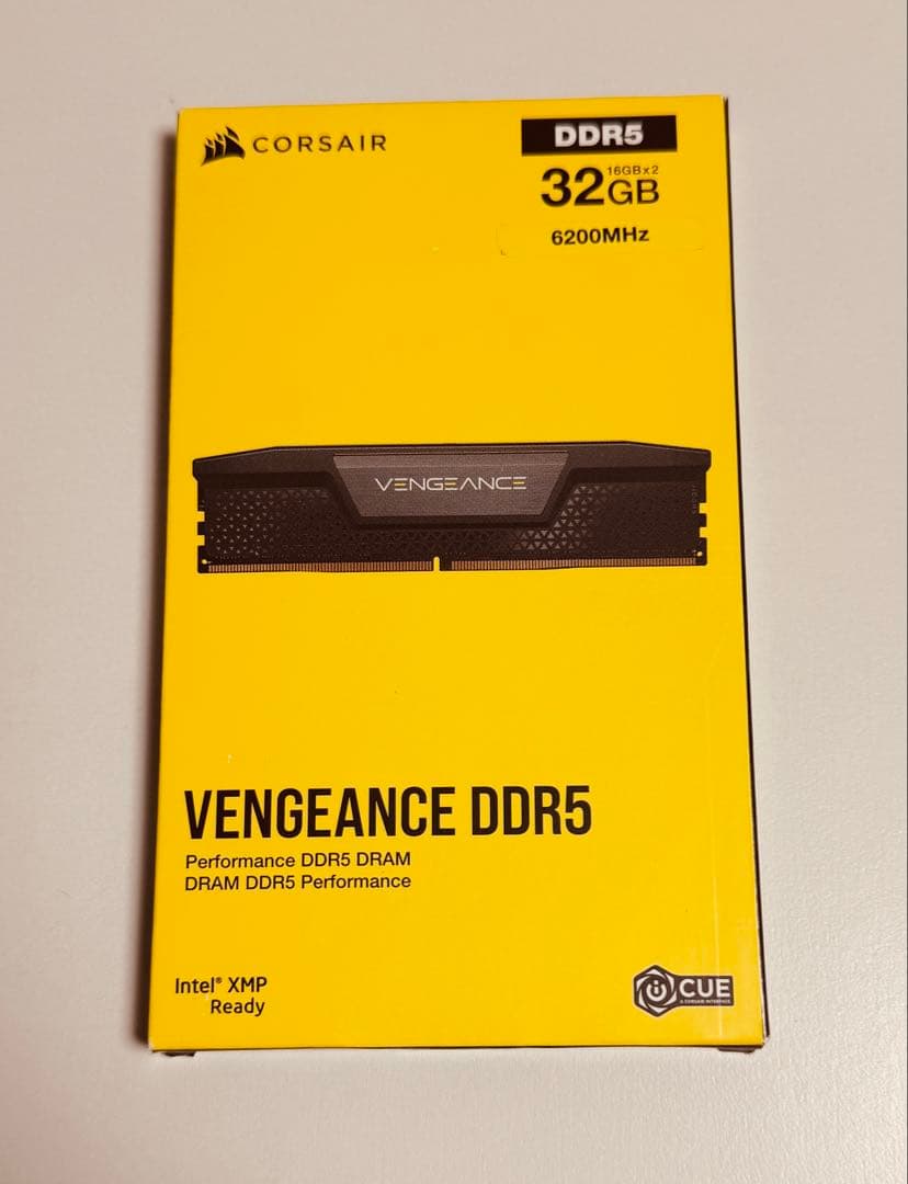 CORSAIR VENGEANCE 16GB×2 32GB DDR5-6200M
