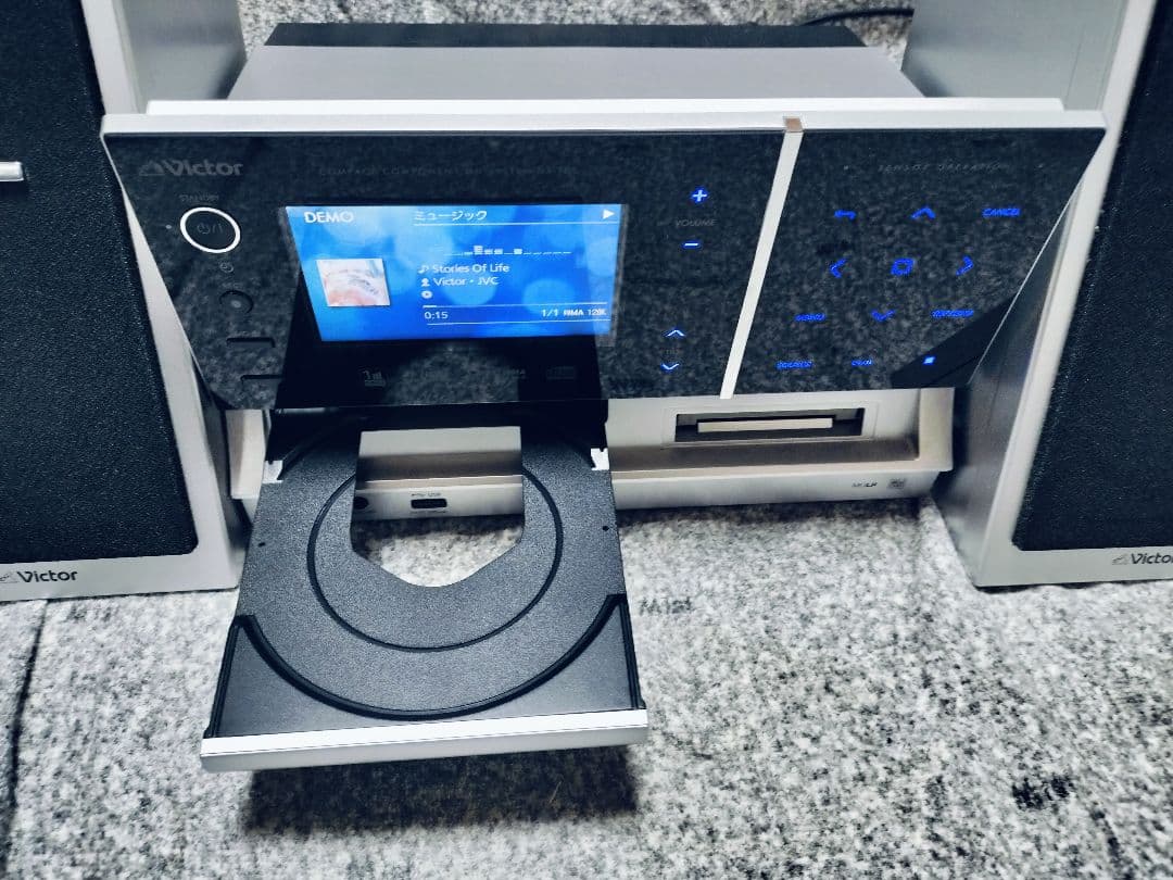 VICTOR CA-NXCT5-B ワンセグTV ミニコンポ CD MD