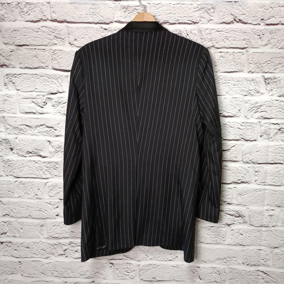 美品■NO ID. BLACK セットアップ ブラック×ストライプ