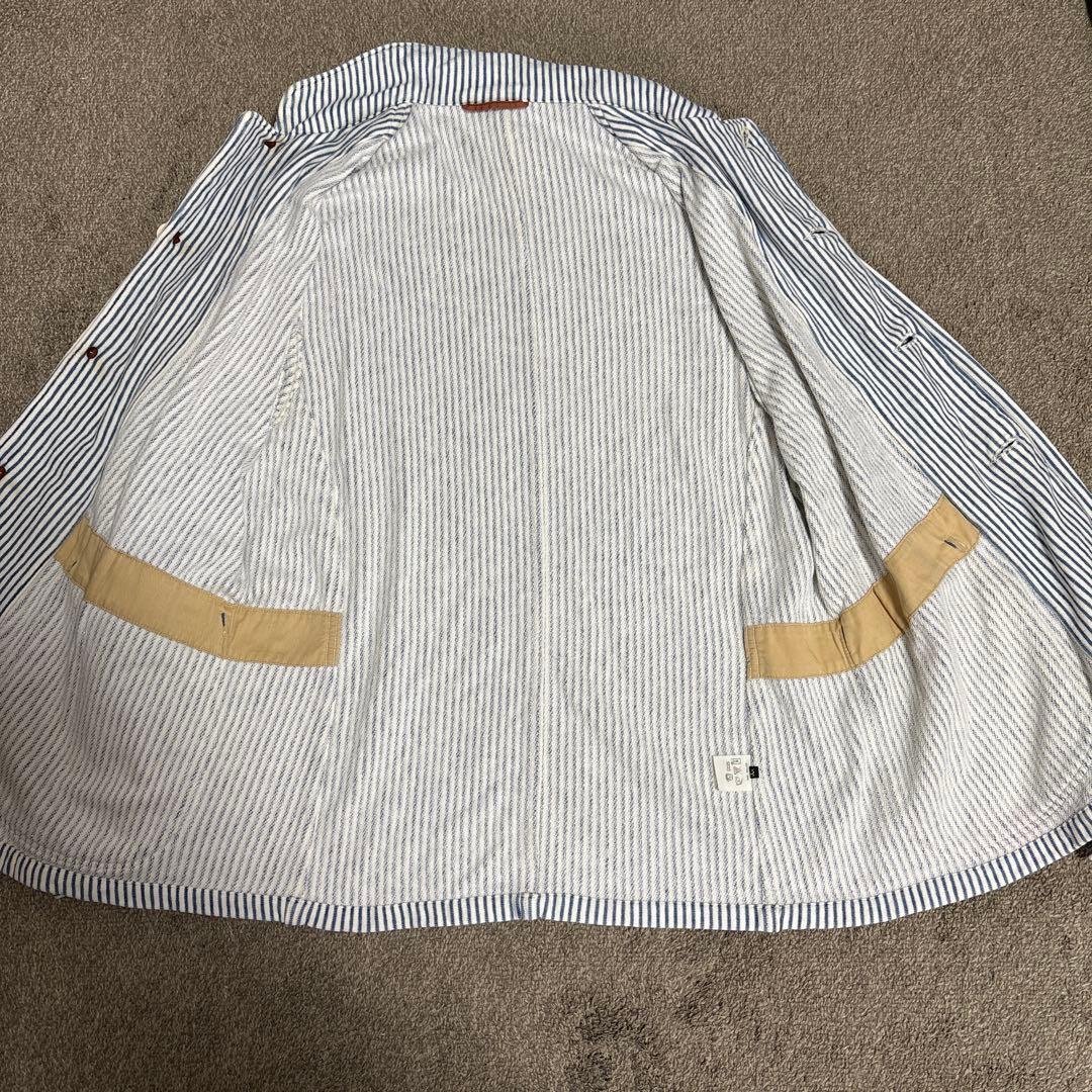 KAPITAL キャピタル　ストライプジャケット　カバーオール