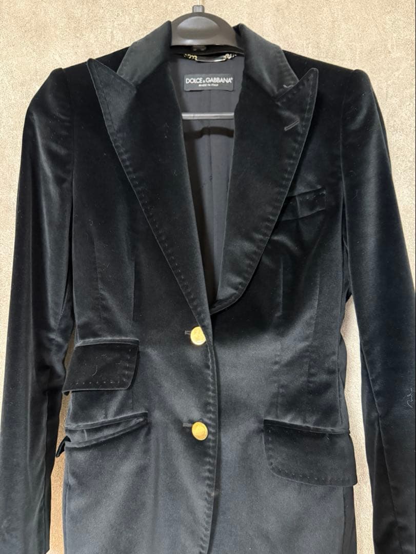 Dolce & Gabbana ブラック テーラードジャケット36