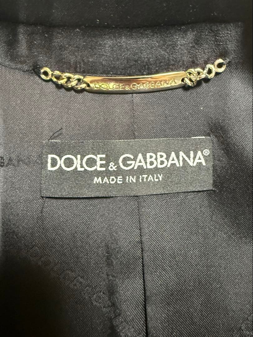 Dolce & Gabbana ブラック テーラードジャケット36
