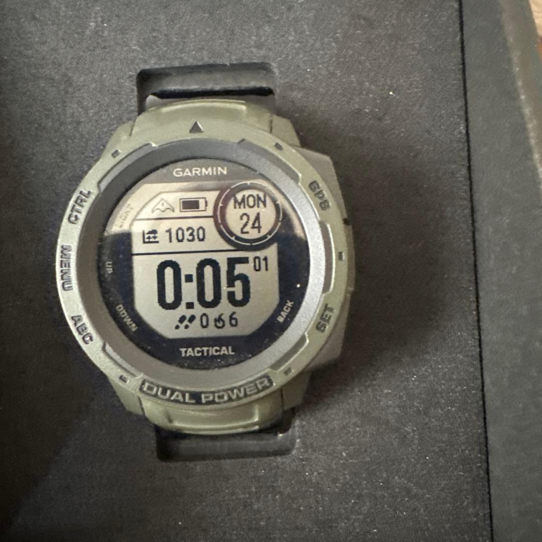 t*8様 販売終了✴︎GARMIN　Instinct　DualPower　TAC
