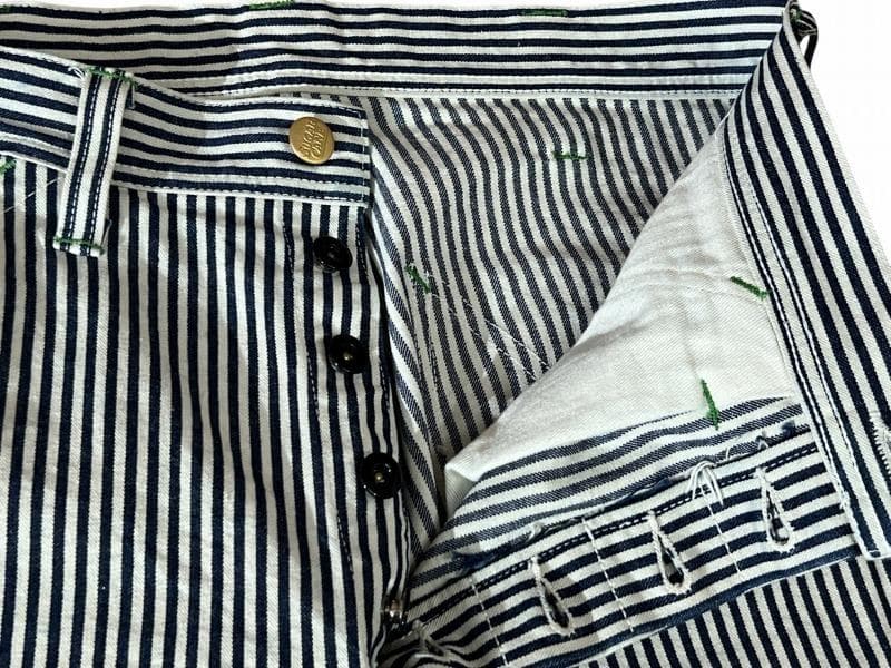 専用東洋 シュガーケーン SC41823 11oz. ヒッコリー ワーク パンツ