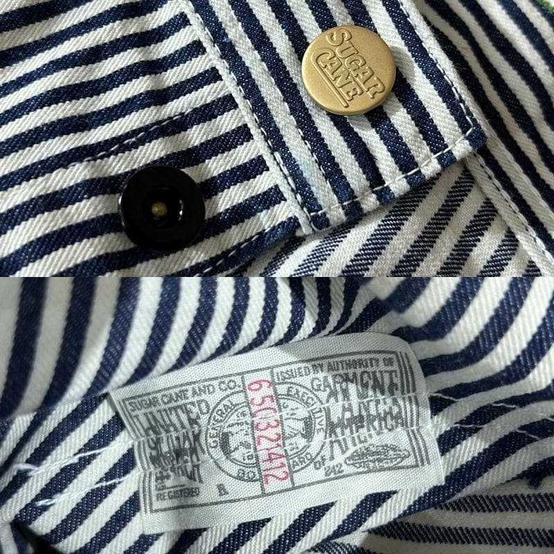 専用東洋 シュガーケーン SC41823 11oz. ヒッコリー ワーク パンツ