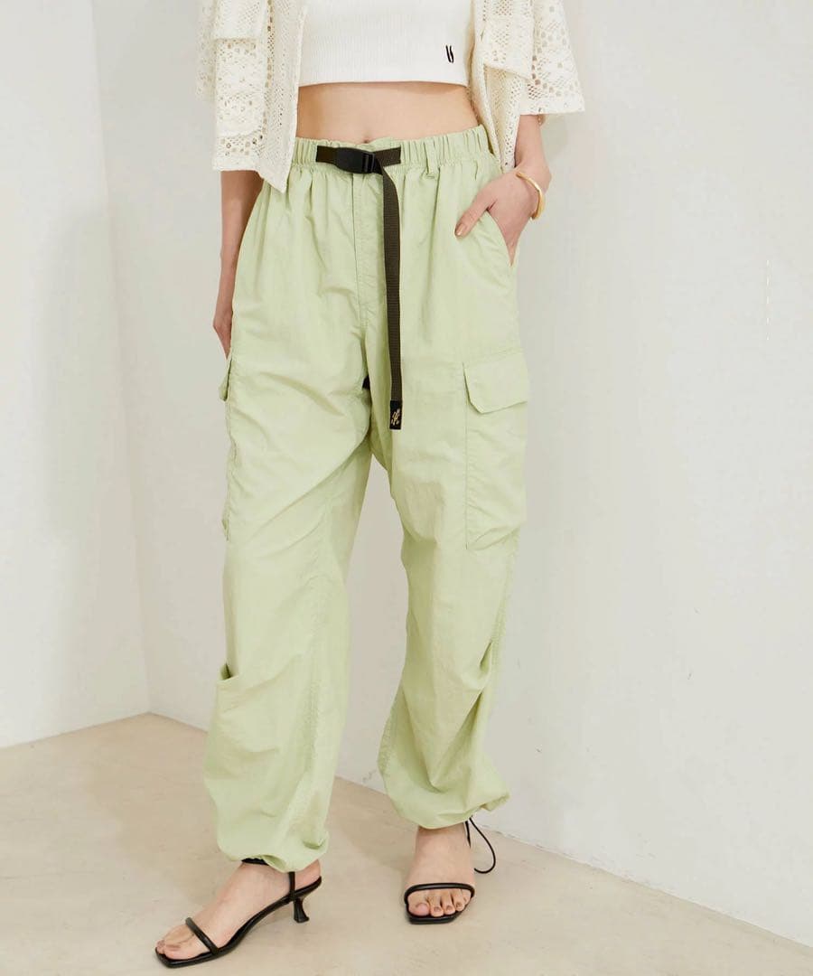 新品！未使用！GRAMICCIグラミチVIS別注ビッグポケットカーゴPT 黄緑S