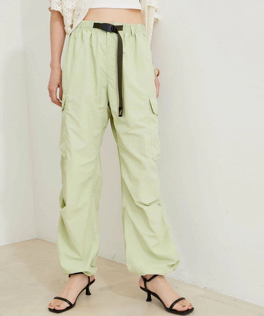 新品！未使用！GRAMICCIグラミチVIS別注ビッグポケットカーゴPT 黄緑S