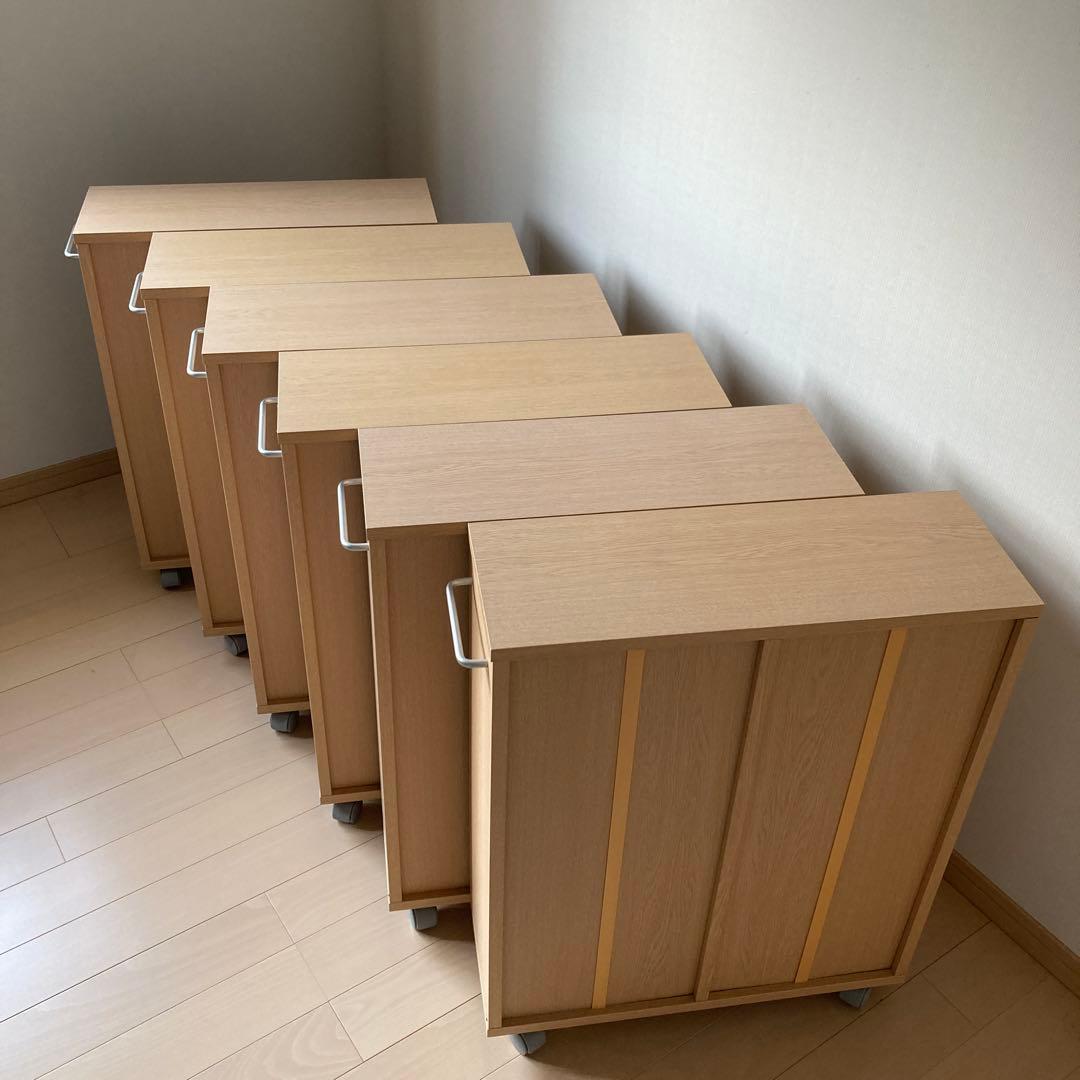 アイリスオーヤマ キャスター付き収納カート×6台のうち3台①