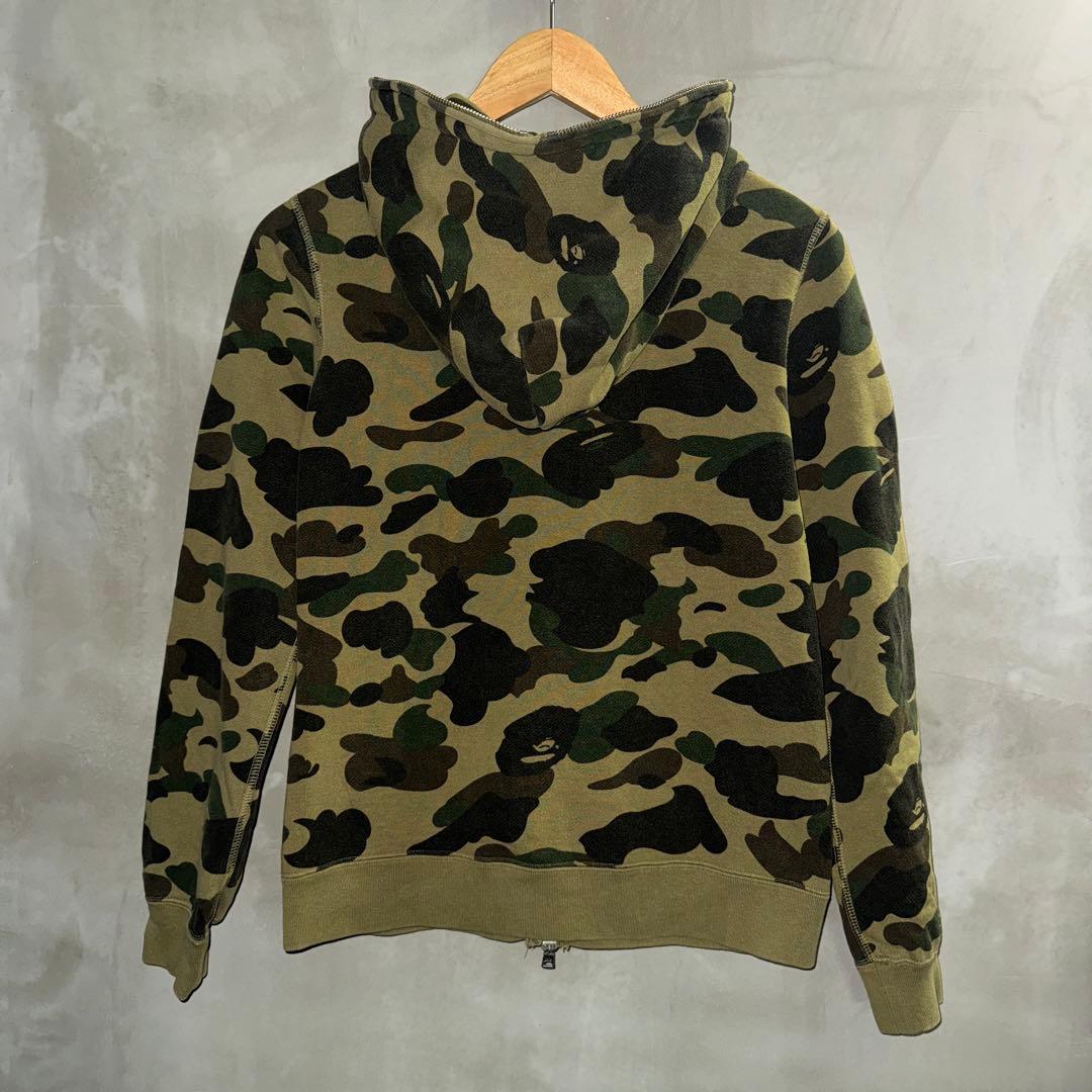 トップス a bathing ape 1st camo zip hoodie
