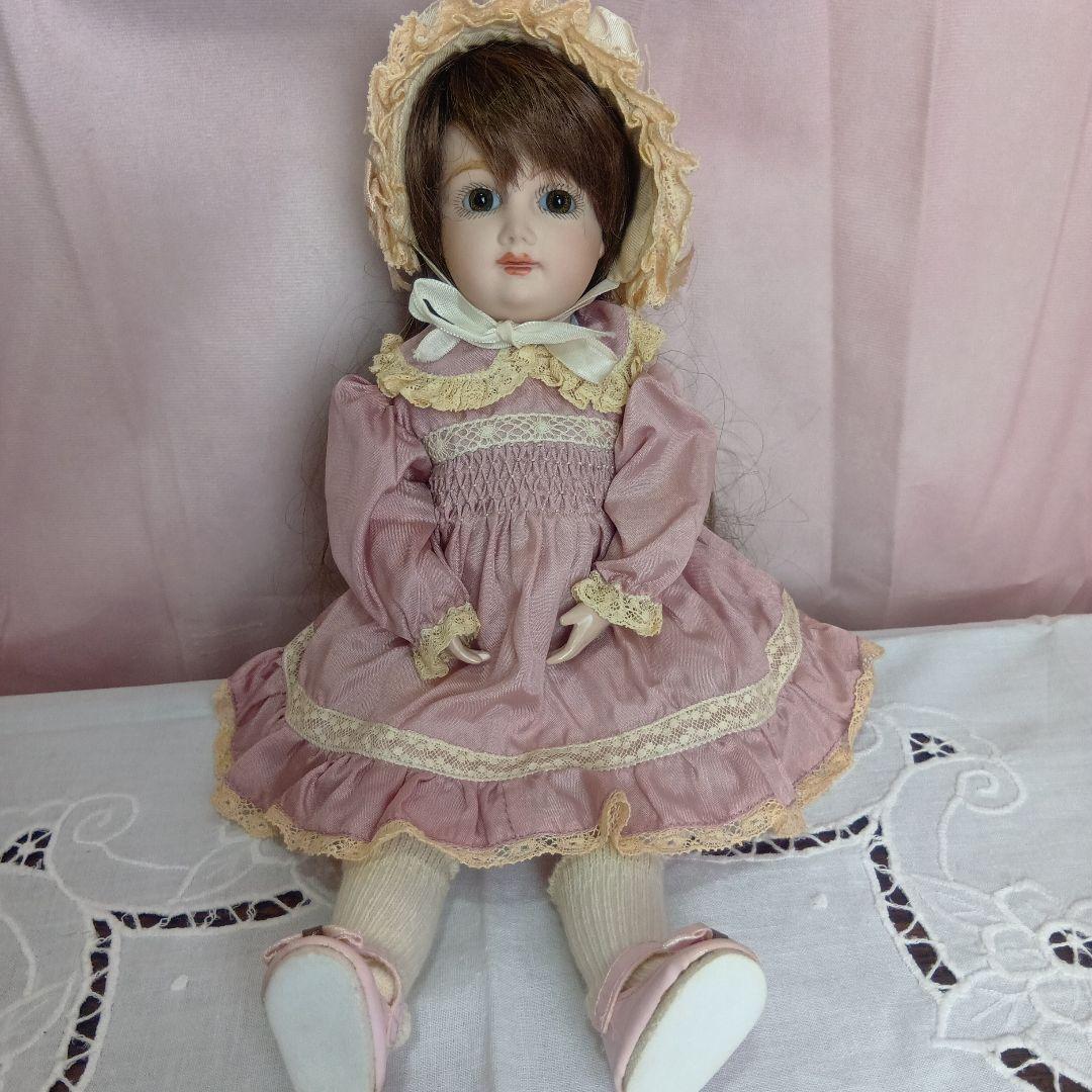♥ピンクのドレスが可愛いビスクドール（リプロ）♥