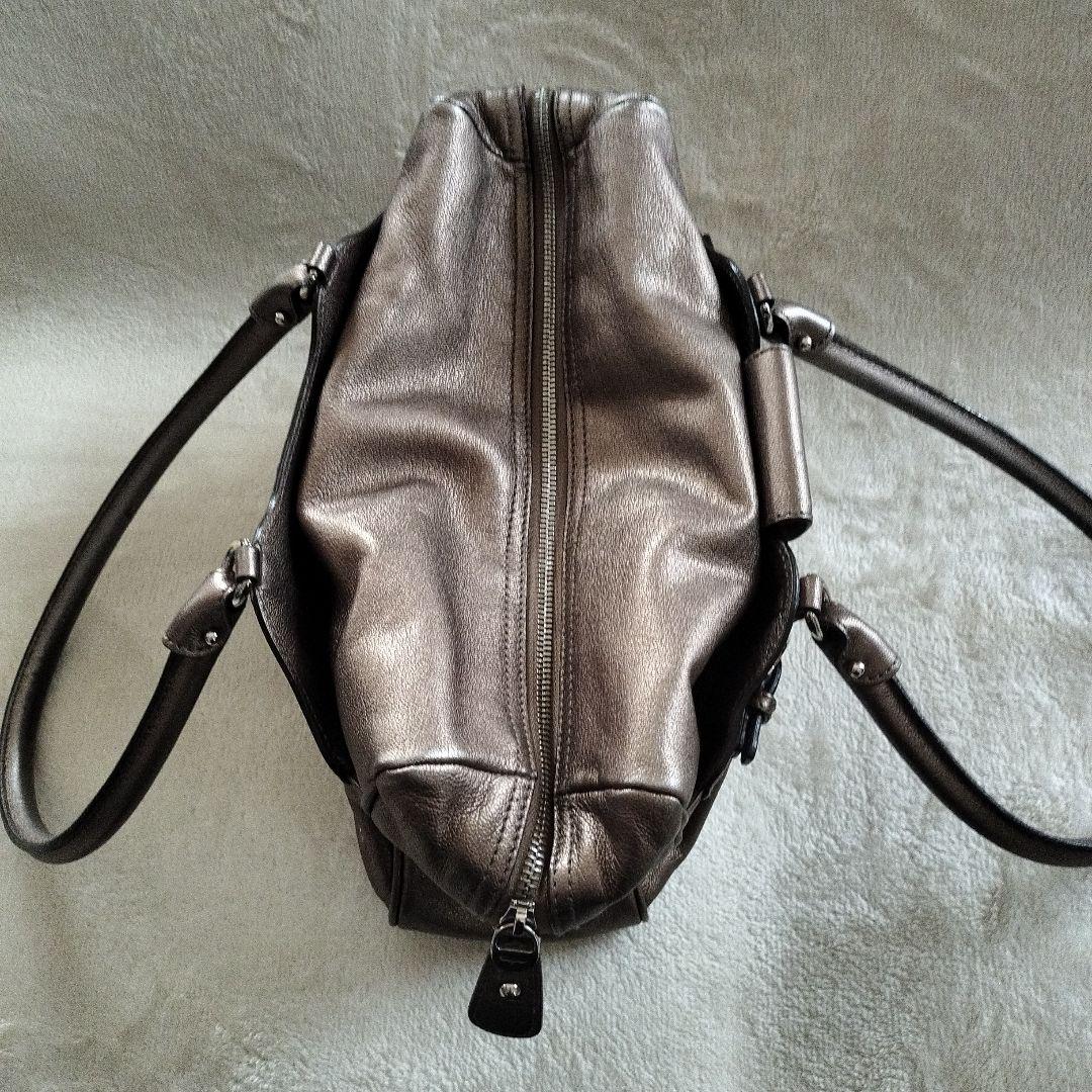 フェラガモsalvatore ferragamoガンチーニ 21 レザーブロンズ