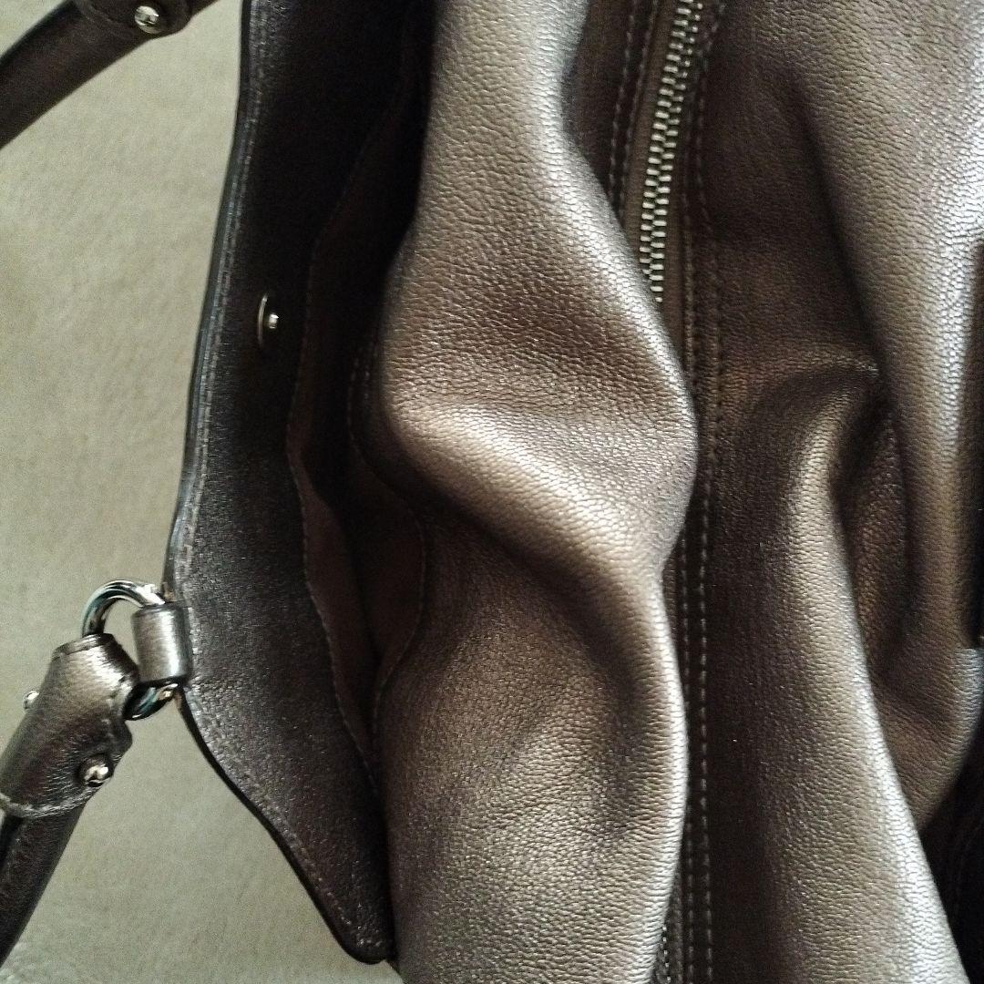 フェラガモsalvatore ferragamoガンチーニ 21 レザーブロンズ