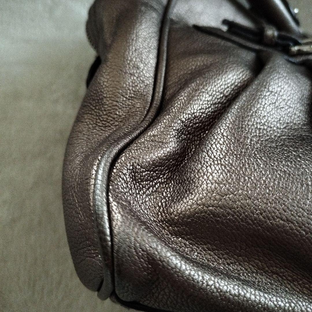 フェラガモsalvatore ferragamoガンチーニ 21 レザーブロンズ