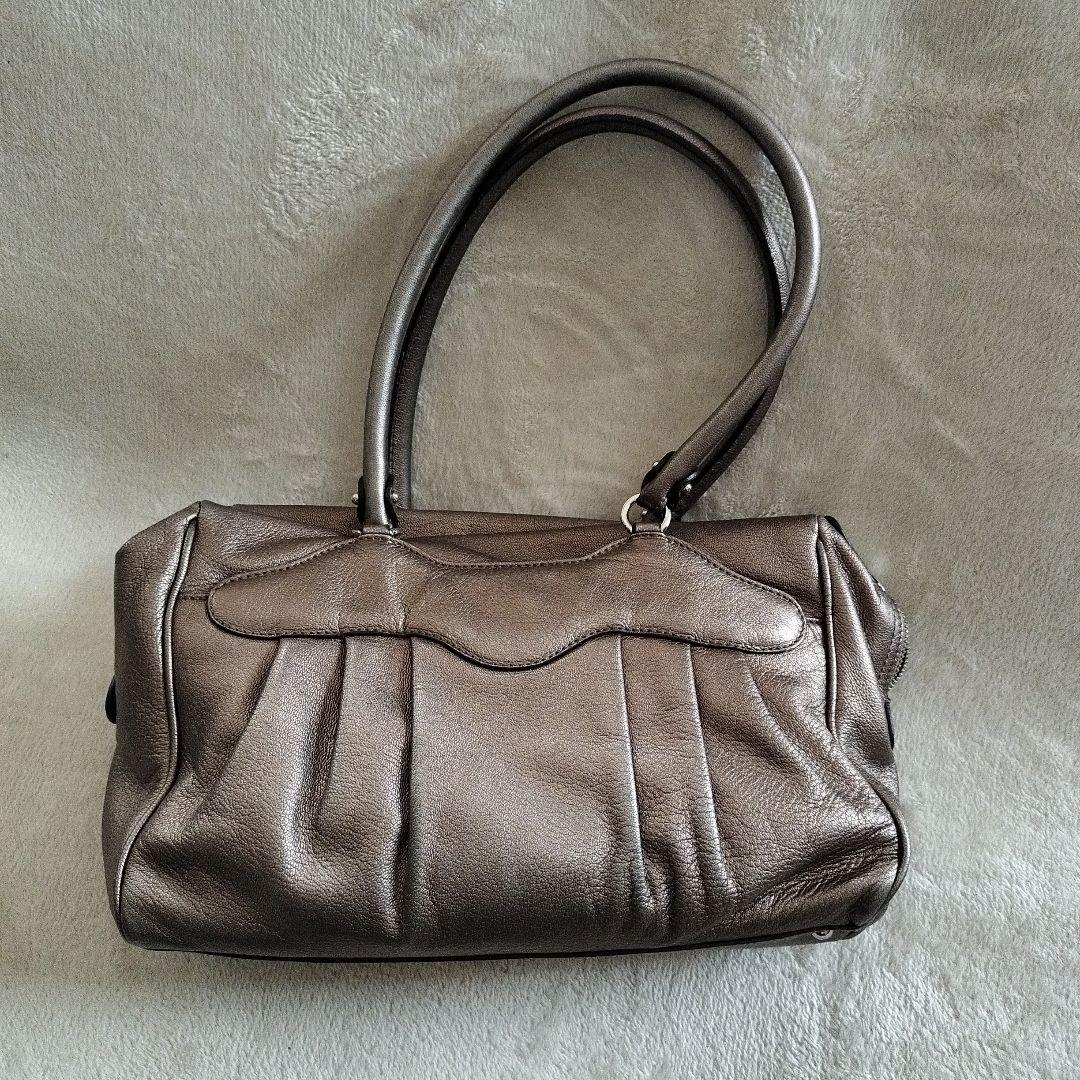 フェラガモsalvatore ferragamoガンチーニ 21 レザーブロンズ