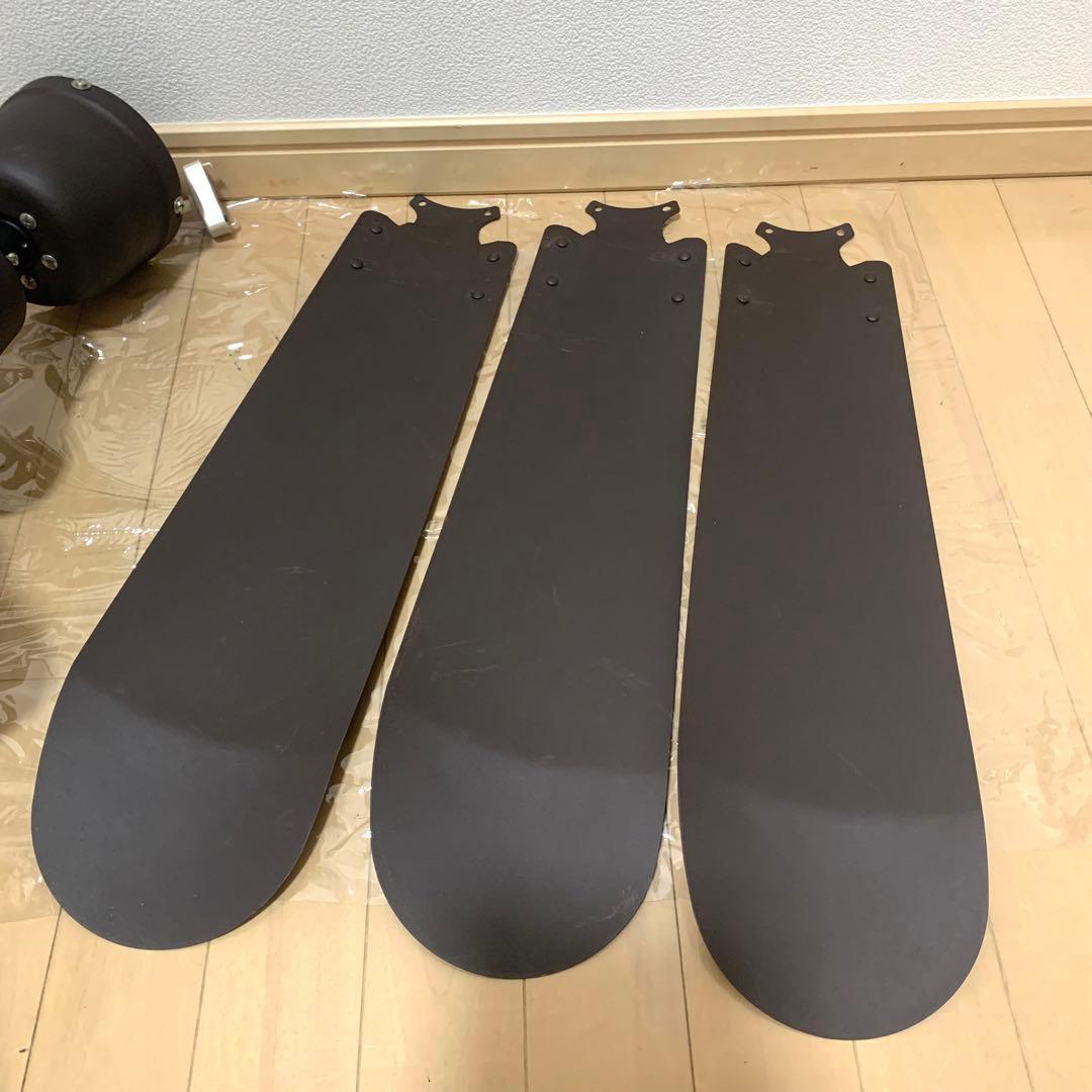 【廃盤品】HERMOSA TRER シーリングファン 2灯 ブラウン