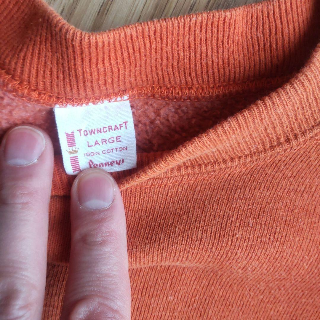 Towncraft オレンジ トレーナー Lサイズ
