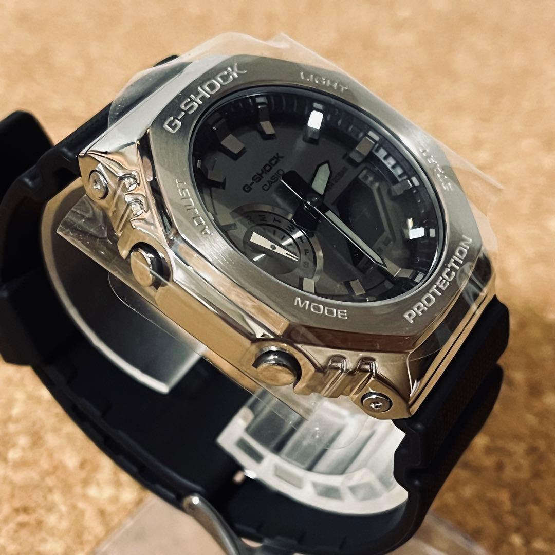極美品】カシオGーSHOCK/GMー2100ー1AJFメタルカバード